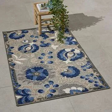 Nourison Aloha 2'8" x 4' Area Rug for Indoor/Outdoor Use