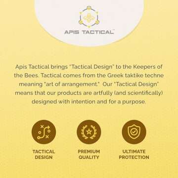 Apis Tactical Goatskin Beekeeping Gloves for Ultimate Protection