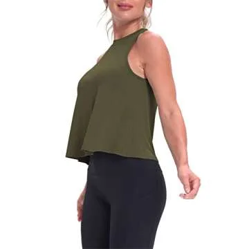 Mippo Women's Cropped Workout Top - Chic & Comfy Fit