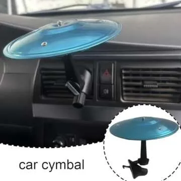 Car Crash Cymbal - Fun Air Vent Accessory for All Vehicles