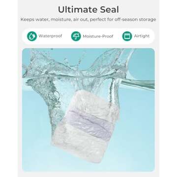 BAGSMART Vacuum Seal Storage Bags, 80% Compression Value Pack