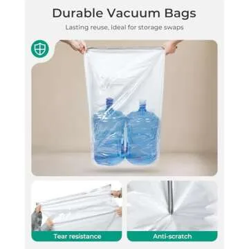 BAGSMART Vacuum Seal Storage Bags, 80% Compression Value Pack