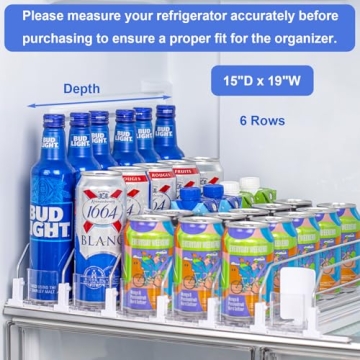 RULA Drink Organizer with Adjustable Can Dispenser