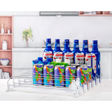 RULA Drink Organizer with Adjustable Can Dispenser