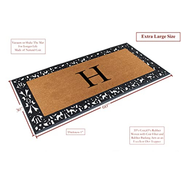 Stylish Coir Monogrammed Door Mat for Every Home