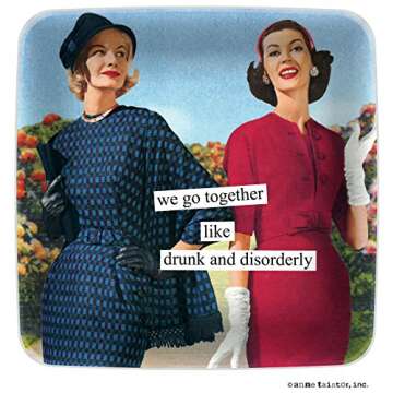 Anne Taintor Mini Tray for Fun Gatherings and Decor