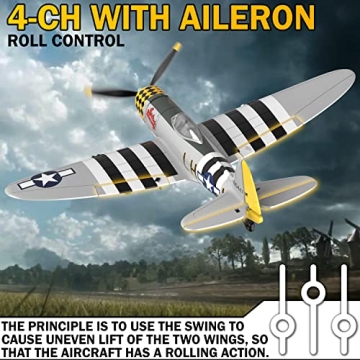 LEAMBE RC Plane - Ready to Fly for Beginners and Adults