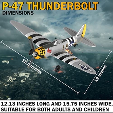 LEAMBE RC Plane - Ready to Fly for Beginners and Adults