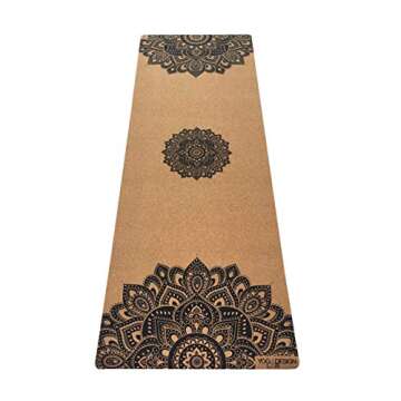 YOGA DESIGN LAB Cork Yoga Mat - Eco Luxury Hot Yoga Essential
