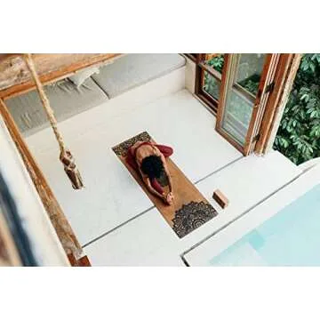 Eco-Friendly Cork Yoga Mat Ideal for Hot Yoga Sessions