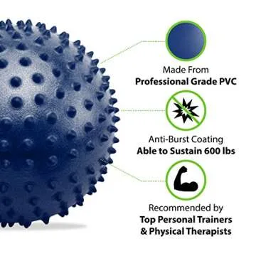 URBNFit Pilates Ball - Small 9 Inch Exercise ball for all