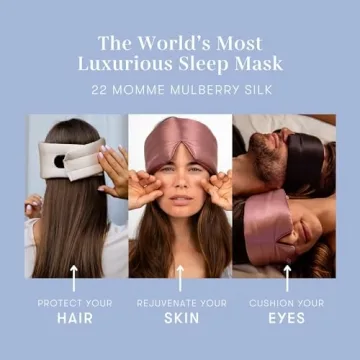 DROWSY Silk Sleep Mask - Luxury Comfort for Total Dark Sleep