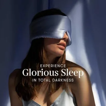 DROWSY Silk Sleep Mask - Luxury Comfort for Total Dark Sleep