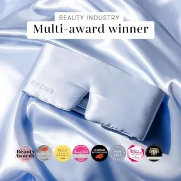 DROWSY Silk Sleep Mask - Luxury Comfort for Total Dark Sleep