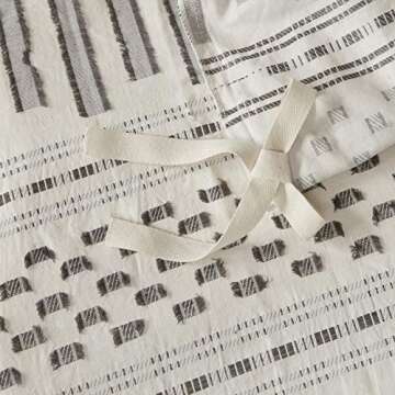INK+IVY Rhea Cotton Duvet Set Mid Century Modern Style