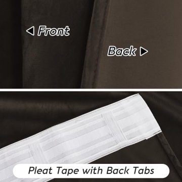 RYB HOME Blackout Curtains: Soft Velvet Elegance, 84 inch