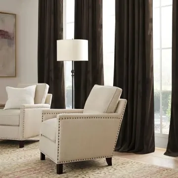RYB HOME Blackout Curtains: Soft Velvet Elegance, 84 inch