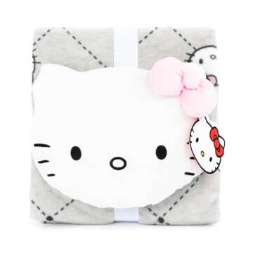 Jay Franco Hello Kitty Nogginz Set for Cozy Comfort
