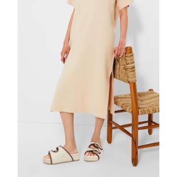 MICIFA Women's Raffia Sandals Comfortable Eco-Friendly Summer Shoes