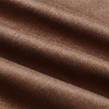 Velius Women's Sexy Deep V Neck Shiny Thong Bodysuit Tank Tops with Underwire (Brown, Large)