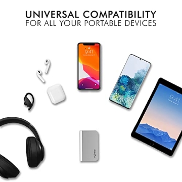 Premium myCharge Portable Charger with Built-in Cables