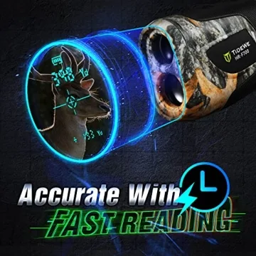 TideWe Rechargeable Rangefinder for Hunting & Golfing