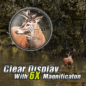 TideWe Rechargeable Rangefinder for Hunting & Golfing