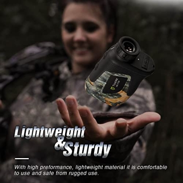 TideWe Rechargeable Rangefinder for Hunting & Golfing