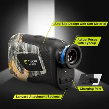 TideWe Rechargeable Rangefinder for Hunting & Golfing