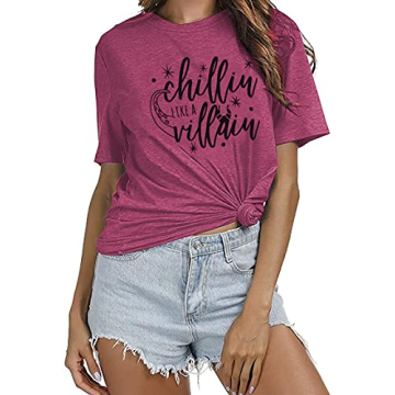 Chillin Like a Villain Women's Maleficent Tee Shirt