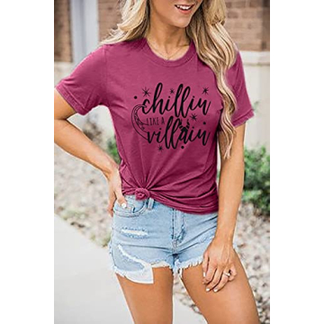 Chillin Like a Villain Women's Maleficent Tee Shirt