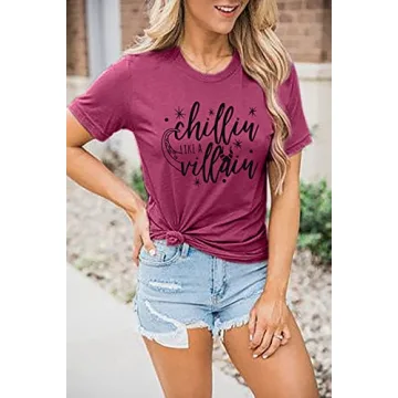 Chillin Like a Villain Women's Maleficent Tee Shirt