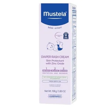 Mustela Baby Diaper Rash Cream 123 - Natural Skin Protector