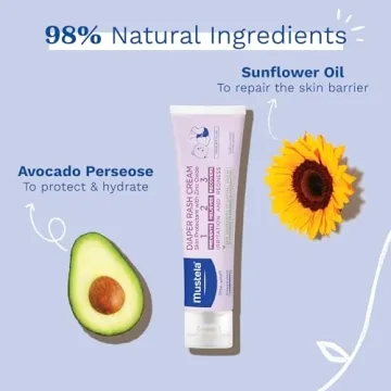 Mustela Baby Diaper Rash Cream 123 - Natural Skin Protector