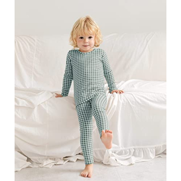 AVAUMA Kids Cotton Pajamas Snug Fit Cute Patterns 6M-7T