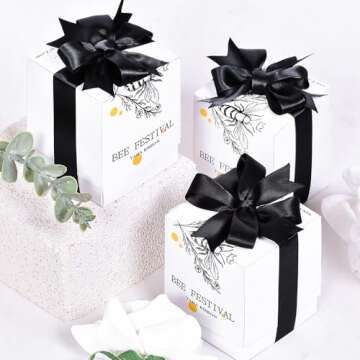 YAMA Double Face Satin Ribbon - 5/8" 25 Yards for Gift Package Wrapping,Floral Design,Hair Bow Clip Making,Crafting,Sewing,Wedding Decor,Black