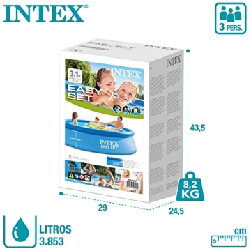 Intex 10-Foot Easy Set Inflatable Pool for Families and Kids