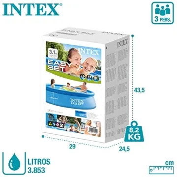 Intex 10-Foot Easy Set Inflatable Pool for Families and Kids