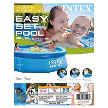 Intex 10-Foot Easy Set Inflatable Pool for Families and Kids