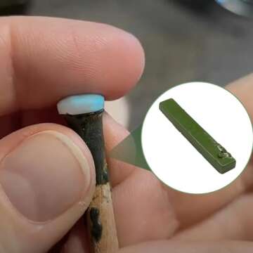 Green DOP Wax for Cabochon Forming and Polishing