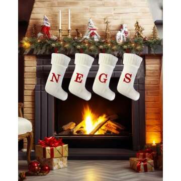 Personalized Monogram Christmas Stocking for Holiday Joy