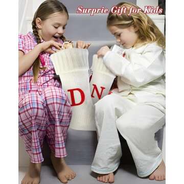 Personalized Monogram Christmas Stocking for Holiday Joy