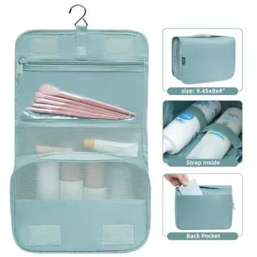 BAGAIL 10 Set Packing Cubes Various Sizes Packing Organizer for Travel Accessories Luggage Carry On Suitcase-Dusty Blue