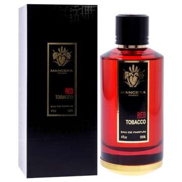 MANCERA Eau de Parfum Spray, Red Tobacco, 4 Fl Oz