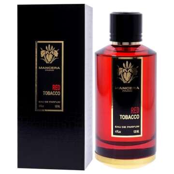 MANCERA Eau de Parfum Spray, Red Tobacco, 4 Fl Oz