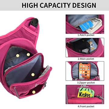 Peicees Leg Bag: Waterproof Nylon, Multi-Functional Collection