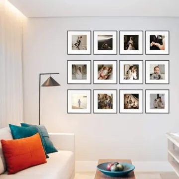 Premium 12x12 Aluminum Frames for Elegant Gallery Walls