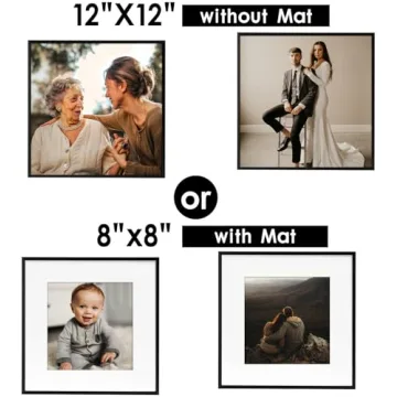 Premium 12x12 Aluminum Frames for Elegant Gallery Walls