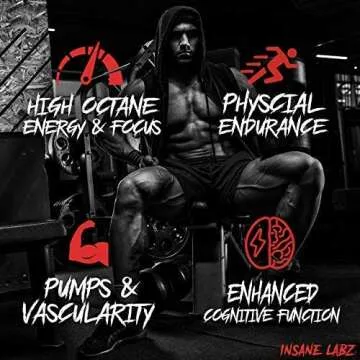 Insane Labz Hellboy Edition, High Stimulant Pre Workout Powder and NO Booster with Beta Alanine, L Citrulline, and Caffeine, Boosts Focus, Energy, Endurance, Nitric Oxide Levels, 35 Srvgs, Fruit Punch