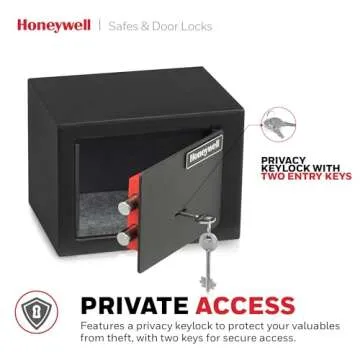 Honeywell Steel Safe Box for Valuables and Document Security
